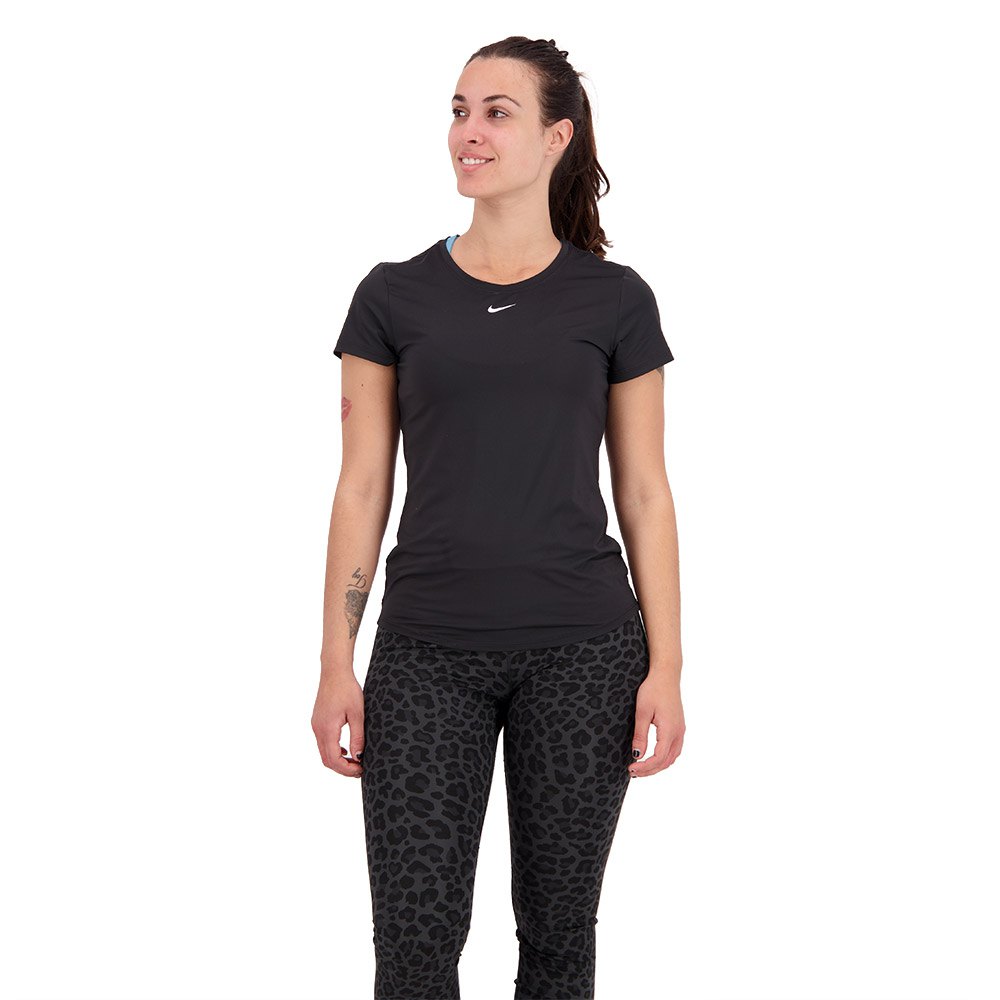 Nike Dri Fit One Fit Short Sleeve T-shirt Schwarz XL Frau von Nike