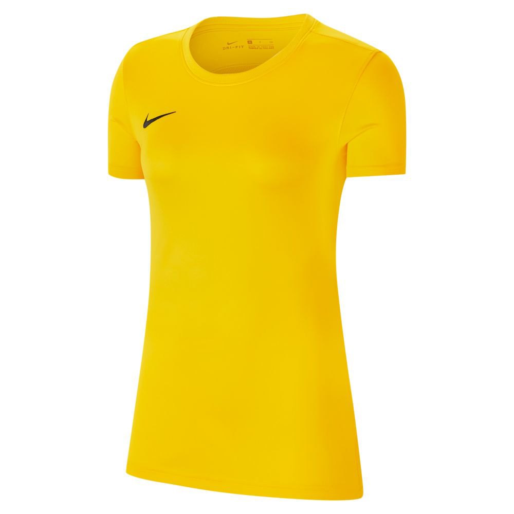 Nike Dri Fit Park 7 Jby Short Sleeve T-shirt Gelb XS Frau von Nike