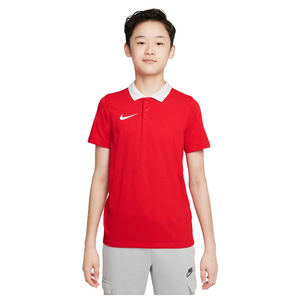 Nike Dri Fit Park Short Sleeve Polo Rot 13-15 Years Junge von Nike