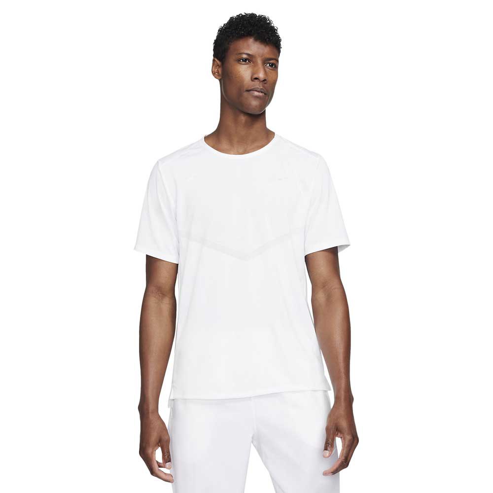 Nike Dri Fit Rise 365 Short Sleeve T-shirt Weiß XL / Regular Mann von Nike