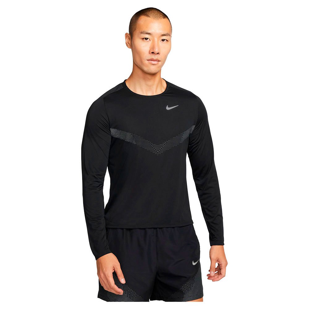 Nike Dri Fit Run Division Rise 365 Long Sleeve T-shirt Schwarz L Mann von Nike