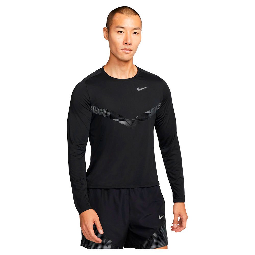 Nike Dri Fit Run Division Rise 365 Long Sleeve T-shirt Schwarz XL Mann von Nike