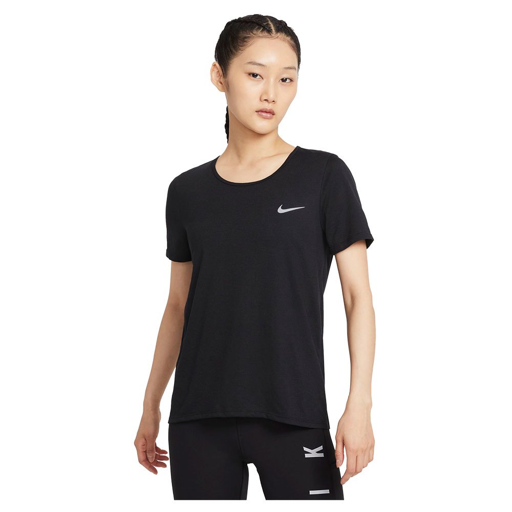 Nike Dri Fit Run Division Short Sleeve T-shirt Schwarz XS Frau von Nike
