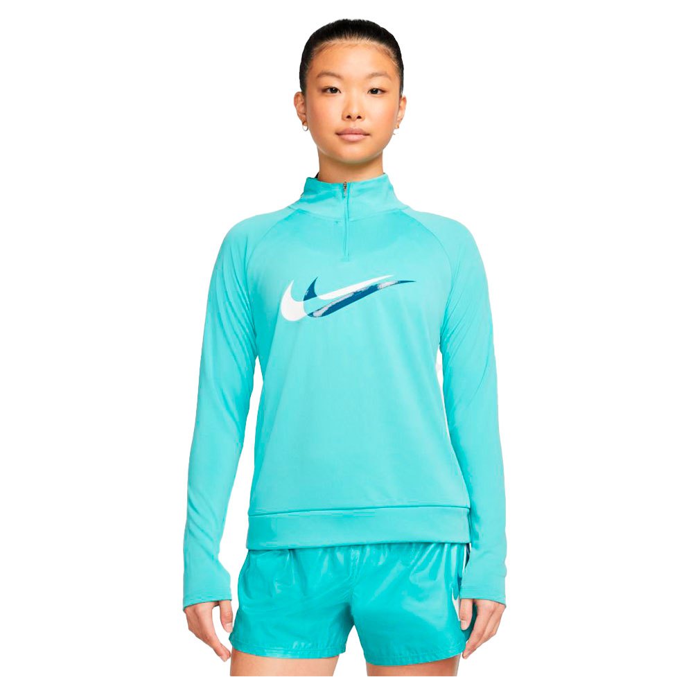 Nike Dri Fit Swoosh Run Midlayer Long Sleeve T-shirt Grün XL Frau von Nike