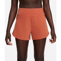 Nike Dri-fit Bliss Fitness High-waisted 3in Shorts Damen Braun - Xl von Nike