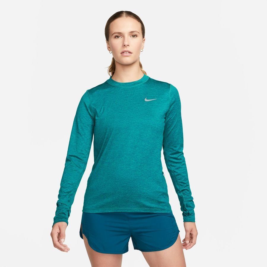 Nike Dri-FIT Element Crew Laufshirt - Valerian Blau/Silber Damen von Nike