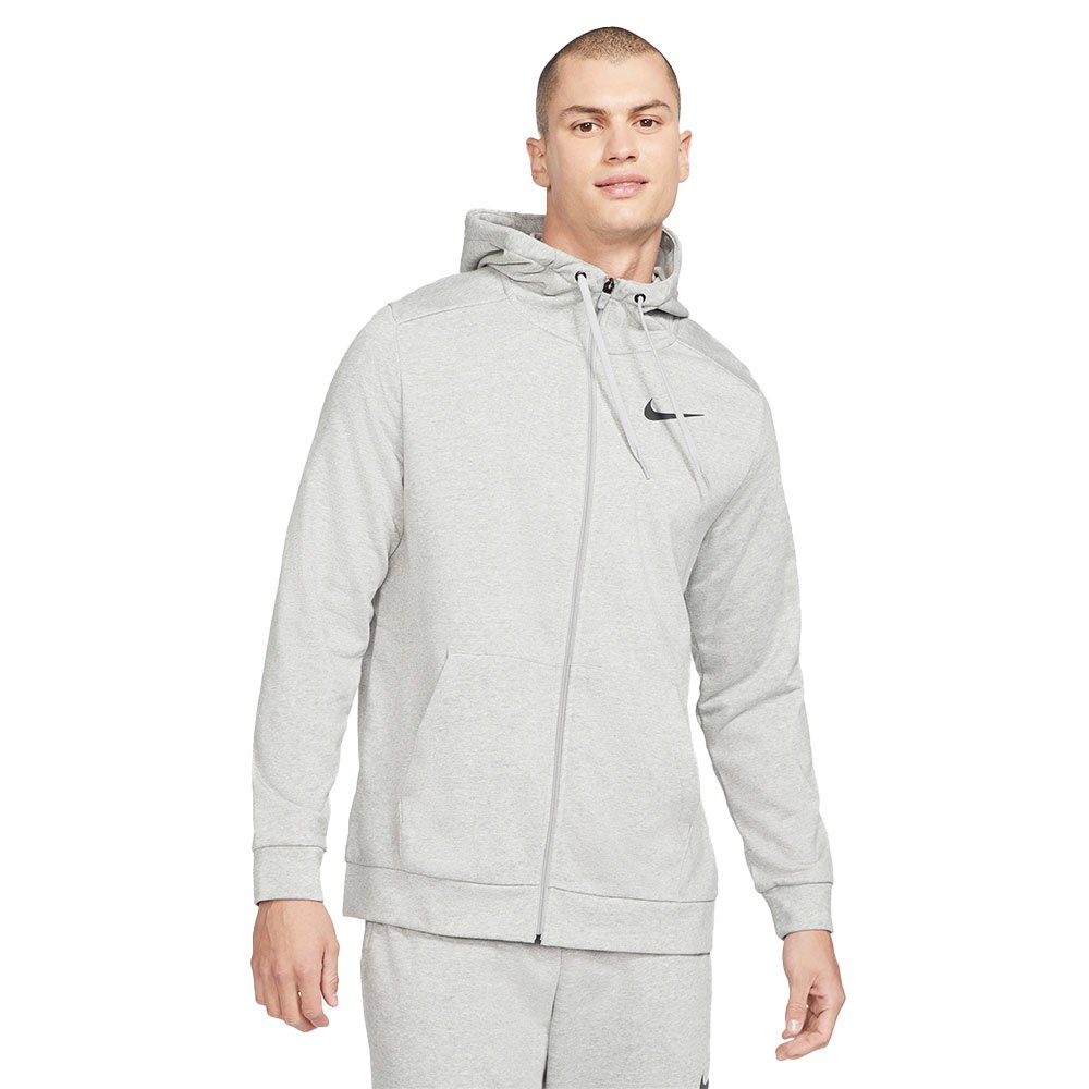 Nike Dri-fit Full Zip Sweatshirt Grau S / Regular Mann von Nike