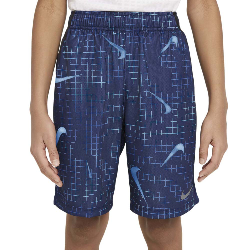 Nike Dri-fit Printed Shorts Blau 8-9 Years Junge von Nike