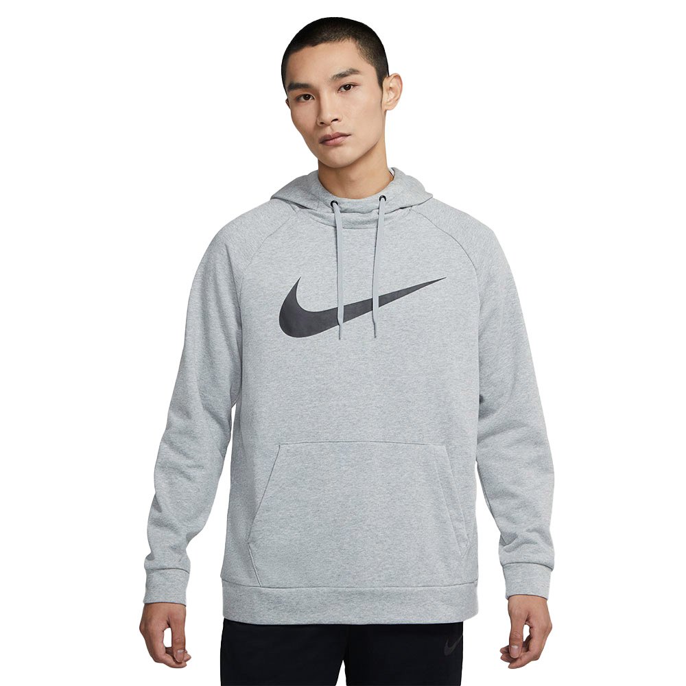 Nike Dri-fit Swoosh Hoodie Grau XL / Regular Mann von Nike