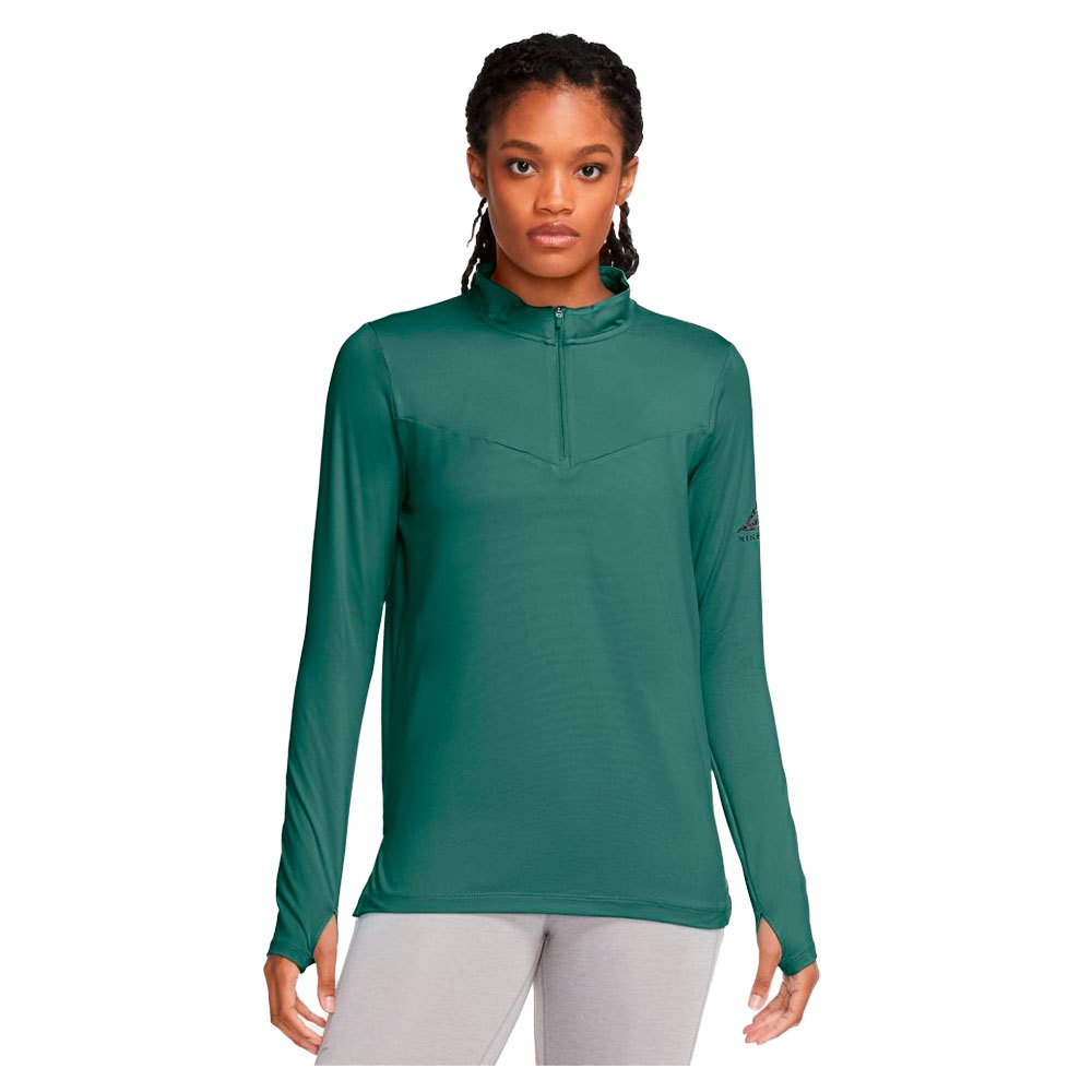 Nike Element Trail Midlayer Long Sleeve T-shirt Grün 2XL Frau von Nike
