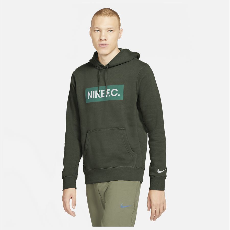 Nike F.C. Hoodie Essentials - Grün/Grün/Weiß von Nike