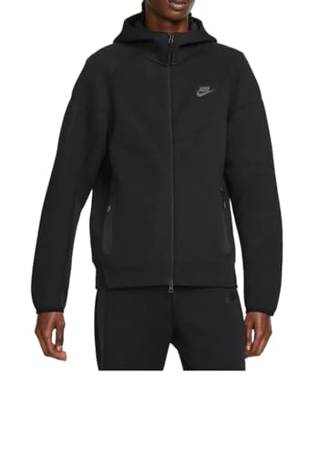 Nike Herren Tch FLC Fz Sweatshirt, Black/Black, XXL EU von Nike