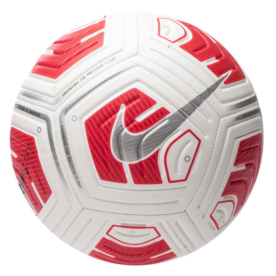 Nike Fußball Strike Team 290G - Weiß/Rot/Silber, Größe Ball SZ. 5 von Nike
