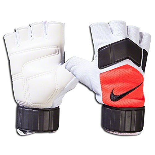 Nike Unisex Futsal-Handschuh (kleine Kinder/große Kinder), Weiß/helles Purpurrot/Schwarz, Größe 8 von Nike