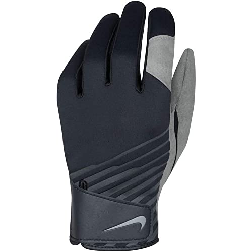 Nike Herren Golfhandschuh für kaltes Wetter, Größe M, Cold Weather Black Medium, schwarz/grau, M von Nike