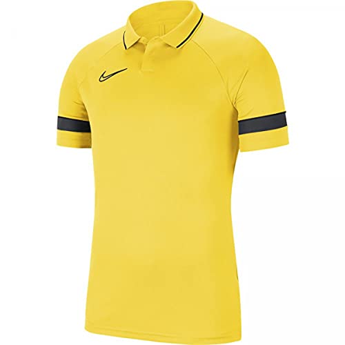 Nike Herren Academy 21 Polohemd, Tour Yellow/Black/Anthracite/Black, S EU von Nike