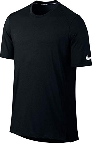 Nike Herren Breathe Elite Basketball T-Shirt, Black/White, XL von Nike