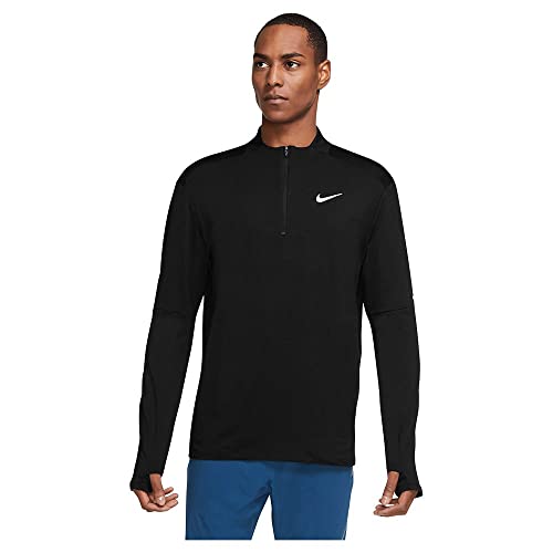Nike Herren Df Elmnt Sweatshirt, Black/Reflective Silv, L von Nike