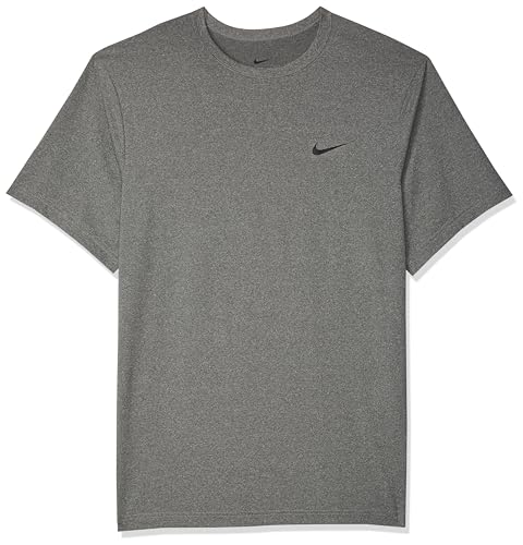 Nike Herren Df Uv Hyverse Ss T-Shirt, Smoke Grey/Htr/Black, S von Nike