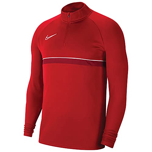 Nike Herren Dri-FIT Academy 21 Longsleeve, University Red/White/Gym Red/White, 2XL von Nike