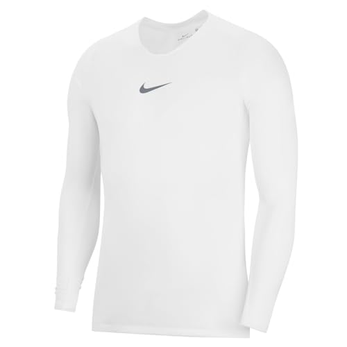 Nike Herren Dri-fit Park første lag Longsleeve, White/Cool Grey, S EU von Nike
