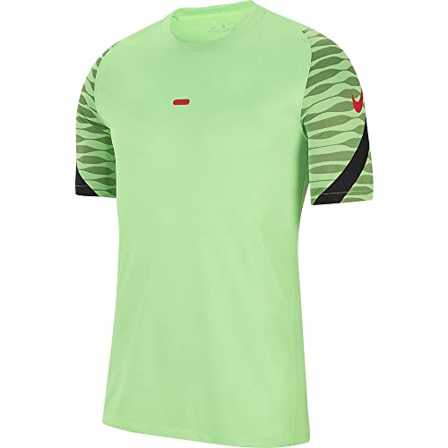 Nike Herren Dri-FIT Strike 21 T-Shirt, Green Strike/Black/Black/Siren Red, L von Nike