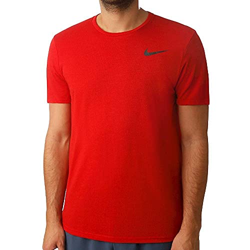 Nike Herren Dri-Fit Breathe T-shirt, University Red M von Nike