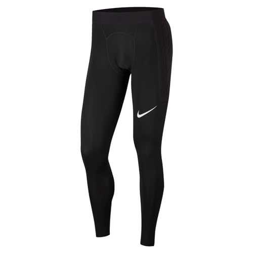 Nike Herren Padded Gardien Goalkeeper Tight Pants, Black/Black/White, M EU von Nike