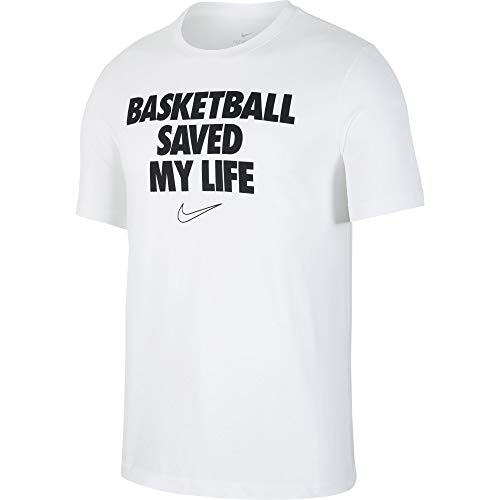 Nike Herren Dry Verbiage T Shirt, Weiß, XXL EU von Nike