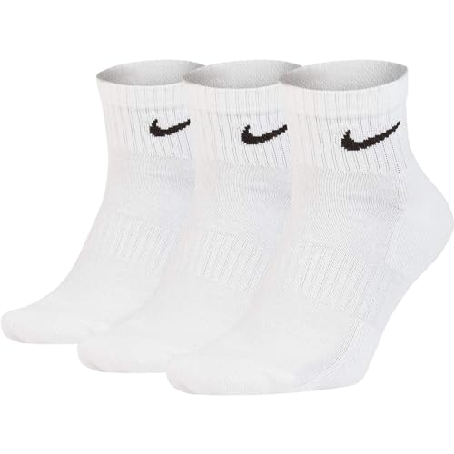 Nike Herren Everyday Cushion Ankle-sx7667 Socken, Weiß (White/Black/100), 34-38 EU von Nike