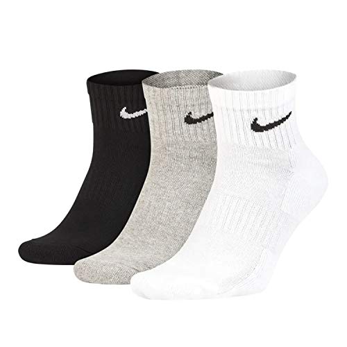 Nike Herren Dagelijkse gewatteerde enkels Trainingssocken 3 Paar , Multi-Color, XL EU von Nike