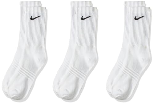 Nike Herren Everyday Lightweight Crew Trainings Socks (3 Pairs) Socken, Mehrfarbig, 34–38 (Herstellergröße: S) von Nike