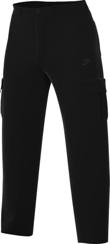 Nike Herren Hose M Nk Club Cargo Pant, Black/Black, FZ5765-010, 32-32 von Nike