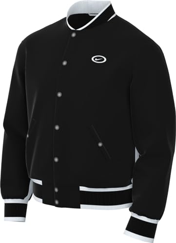 Nike Herren Jacke M Nk Dna Wvn Jkt Rpl Ssnl, Black/Black/White, FN2724-010, L von Nike
