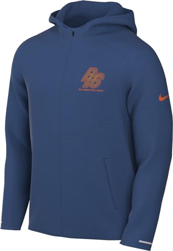 Nike Herren Jacke M Nk Run Energy Windrunner, Court Blue/Court Blue/Safety Orange, FN3305-476, L von Nike
