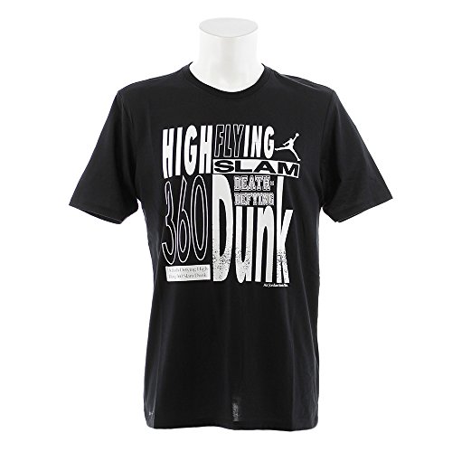 Nike Herren Jordan High Flying T-Shirt, Black/(White), XL von Nike