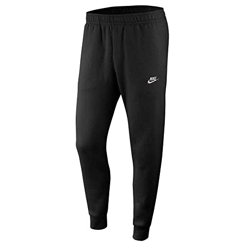 Nike Herren Sportswear Club Fleece Jogginghose, Black/Black/White, S von Nike