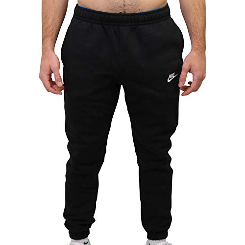 Nike Herren Sportswear Club Fleece Sweatpants, Black/Black/White, M EU von Nike