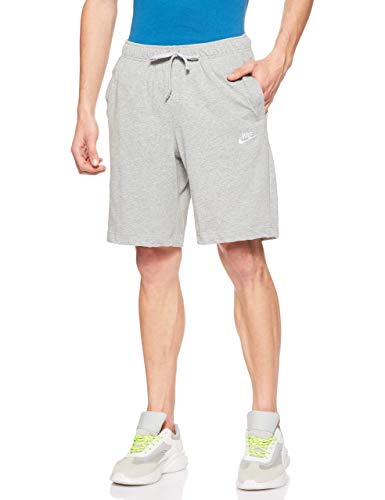 Nike Herren M NSW CLUB SHORT JSY Sport Shorts, dk grey heather/(white), XL von Nike