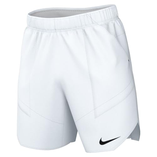 Nike Herren Nkct Df Advtg Shorts 7 Zoll T-Shirt, Weiß/Schwarz, XL von Nike