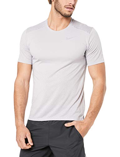 Nike Herren Rise 365 T-shirt, Atmosphere Grey/Heather/Reflective Silver, M von Nike