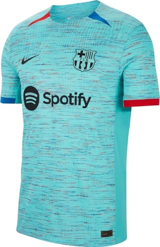 Nike Herren Shirt FCB M Nk Dfadv Match JSY Ss 3R, Blau, DX9756-487, 2XL von Nike