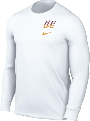 Nike Herren Shirt LFC M Nk Rlgd Ls Tee, White, FN2662-100, M von Nike