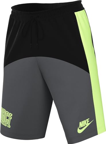 Nike Herren Shorts Mnk Df Strtfvblk 11In Short, Black/Iron Grey/Barely Volt/Barely Volt, DQ5826-018, L von Nike