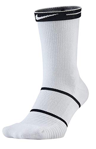 Nike Herren Socken Essentials Crew, White/Black/(Black), L, SX6913-106 von Nike