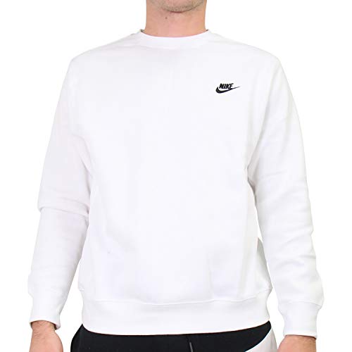 Nike Herren Sportswear Club Rundhalsshirt, Weiß / Schwarz,XL EU von Nike