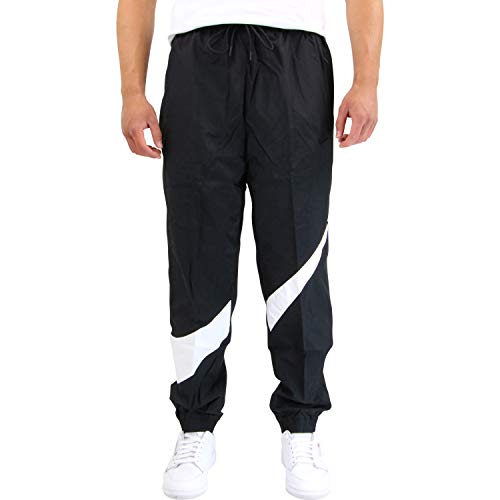 Nike Herren Sportswear Trainingshose, Black/White/Black/Black, M von Nike