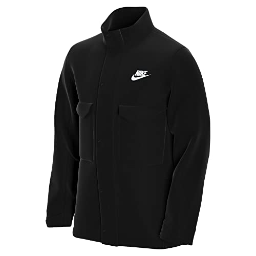 Nike Herren Sportswear Woven M65 Jacke, Black/Black, M von Nike
