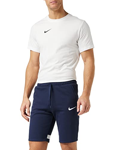 Nike Herren Strike 21 Fleece Shorts, Obsidian/White/White, S von Nike