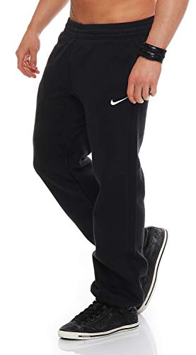 Nike Herren Sweathose Squad Fleece, schwarz/weiß, L, 611459 von Nike